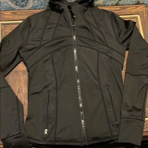 Unbranded Black Baddie Grunge activewear Jacket Women size XS zipper pockets